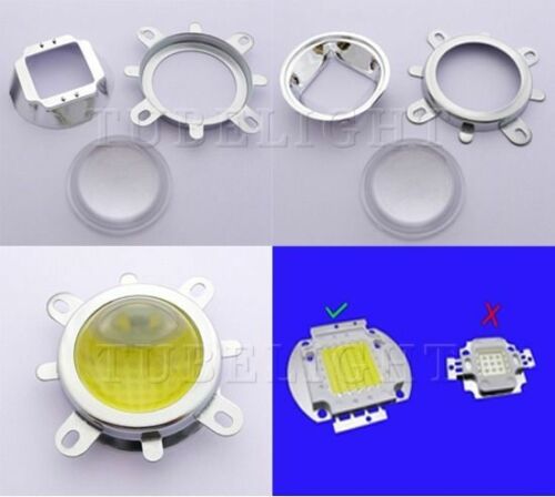 44mm Lens + Reflector Collimator + Fixed Bracket For 10w 50w 100w High Power Led