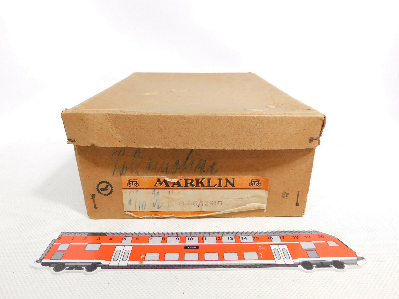 Cr318-1# Märklin Gauge 0 Empty Box For R 66/12910 Steam Locomotive, Good