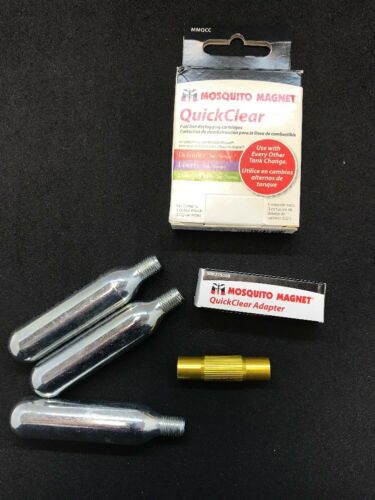 Mosquito Magnet 3-quick Clear Cartridges & Co2 Adapter