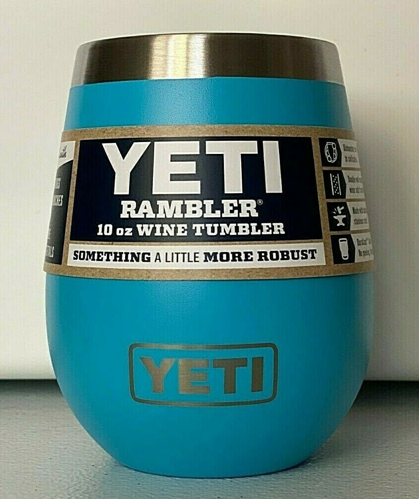 Yeti Rambler 10oz Stainless Steel Vacuum Insulated Wine Tumbler ~ Choose Color