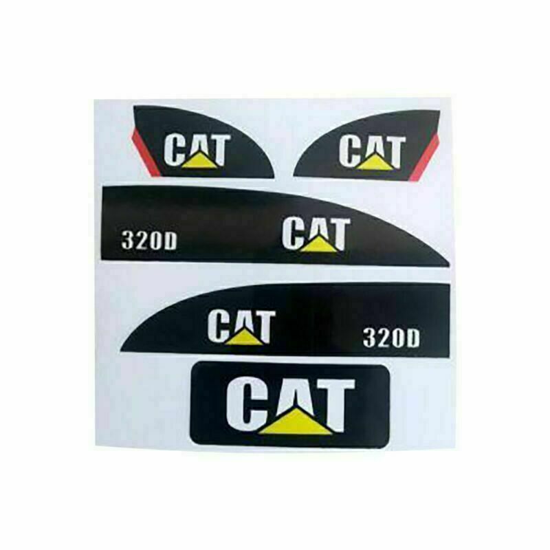 1/14 Cat 320d Sticker Set For Huina 550 15 Channel Rc Excavator Amewi Decals Hya