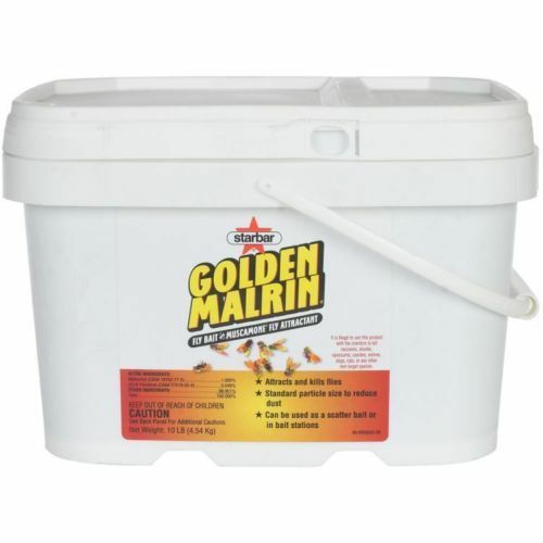 Golden Gold Malrin Muscamone Fly Bait Poison  Attractant In A 10 Lb Bucket Best!