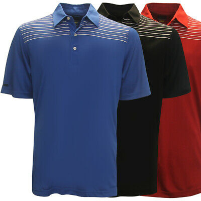Greg Norman Men's Engineered Stripe Polo Golf Shirt New