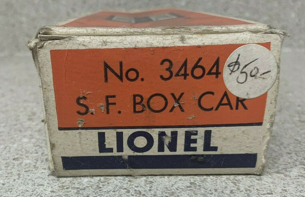 Lionel 3464 S.f. Box Car - Empty Box - Vintage