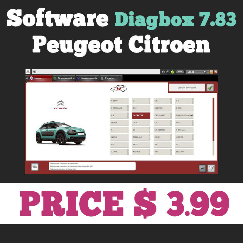 Diagbox 7.83 Software For Citroen/peugeot Lexia 3 Interface - Downloadable Vers.