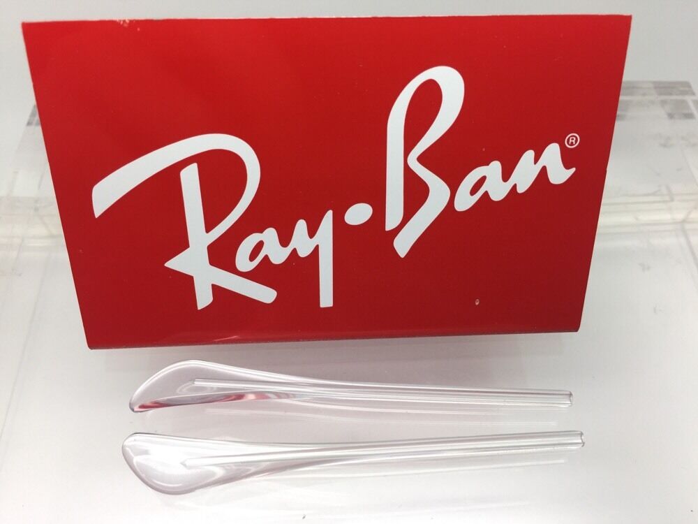 Authentic Rayban Rb 3025 Aviator Replacement Clear Temple (arm) Tips Ray-ban New