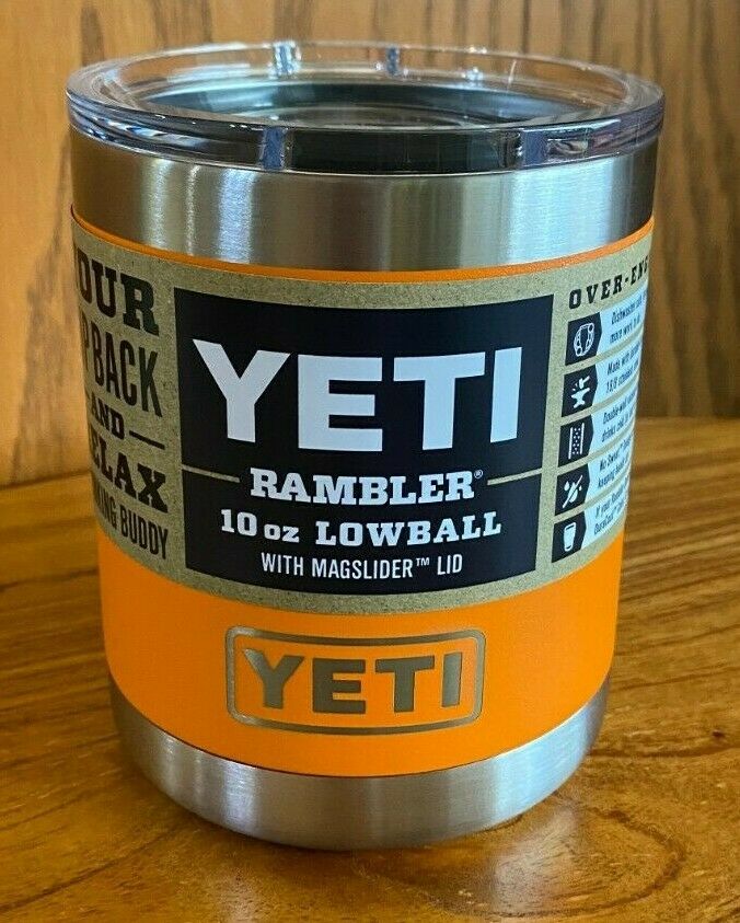 Brand New Authentic Yeti Rambler Lowball Tumbler 10oz With Lid ~ Choose Color