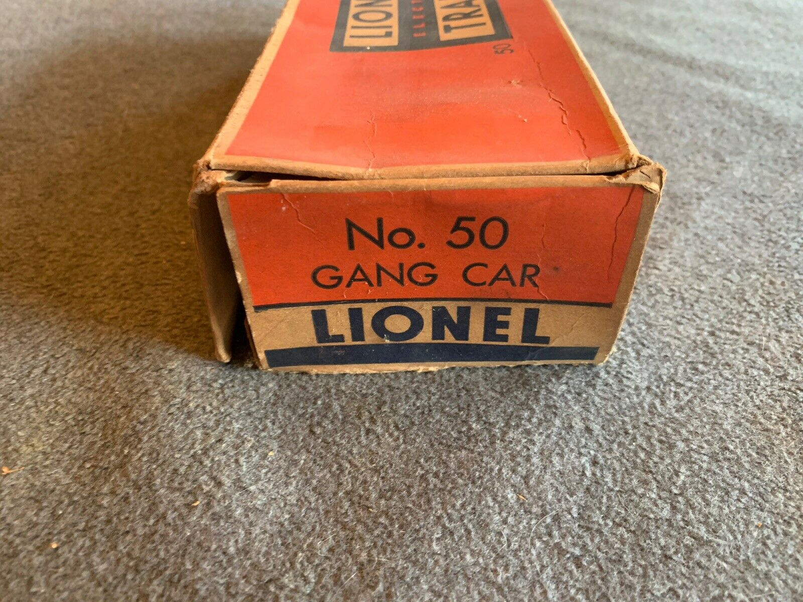 Lionel 50 Gang Car Box - Empty Box - Vintage