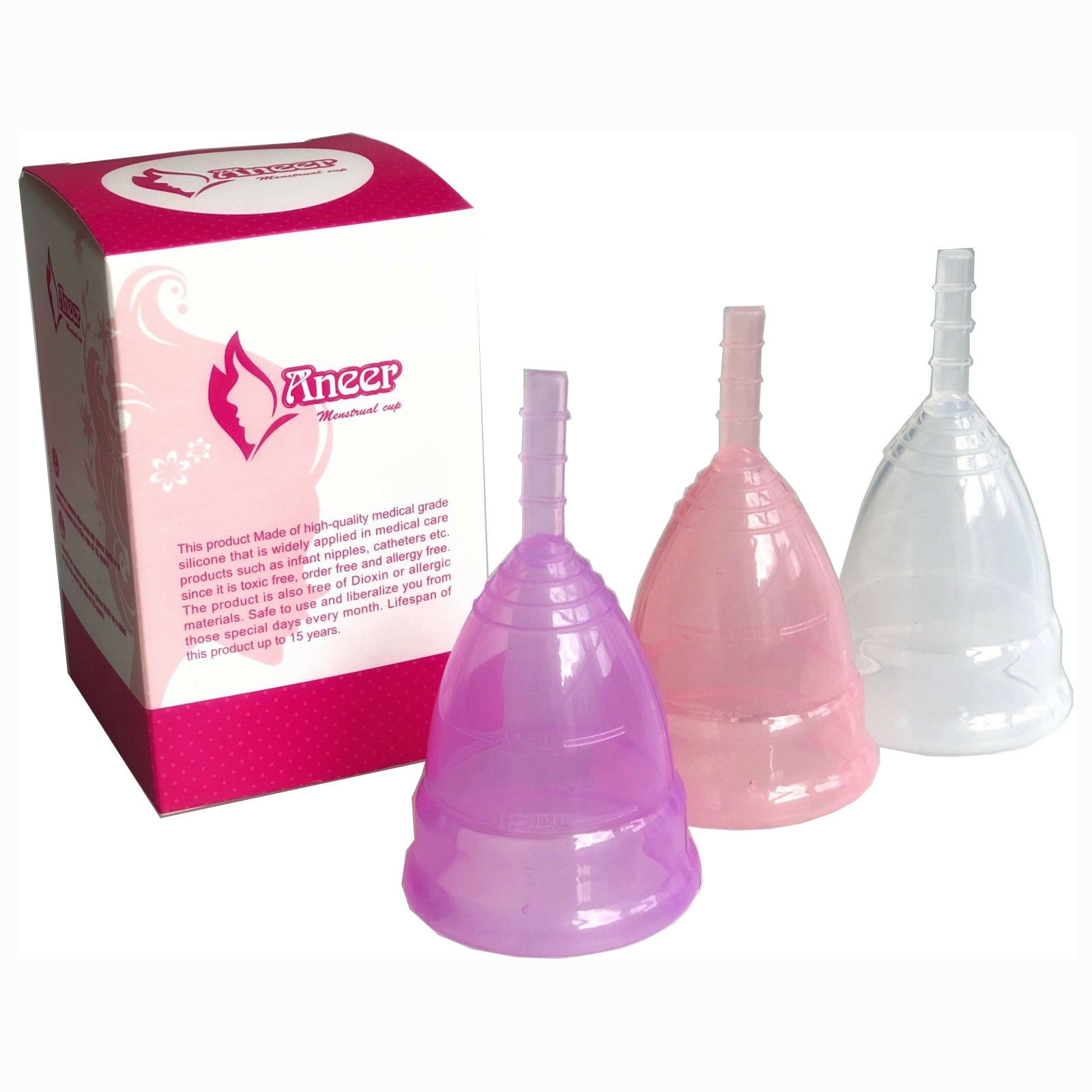 Menstrual Cups Otbba 2 Pack Pre Childbirth Soft Period Cup Alternative Tampons