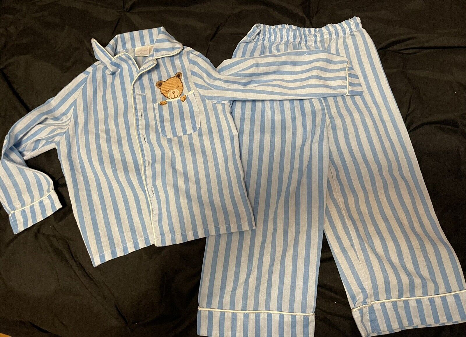 Vintage Cre8tions Striped Toddler Pajamas!   Size 2-3t