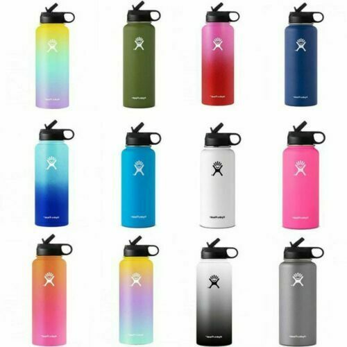 Hydro Flask Wide Mouth Stainless Steel Bottle With Cap Multicolor 18/32/40oz