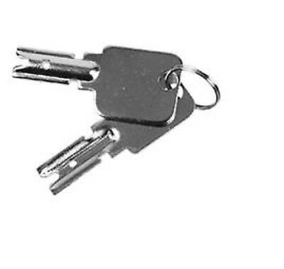 Clark Forklift Key Set 906591 (2 Keys) Hyster, Mitsubishi, Toyota, Yale