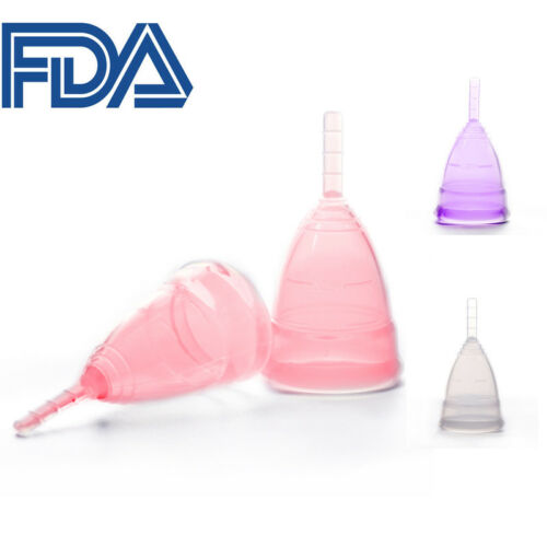 Medical Soft Silicone Ladycup Lunette Menstrual Cup Size S/l New Style