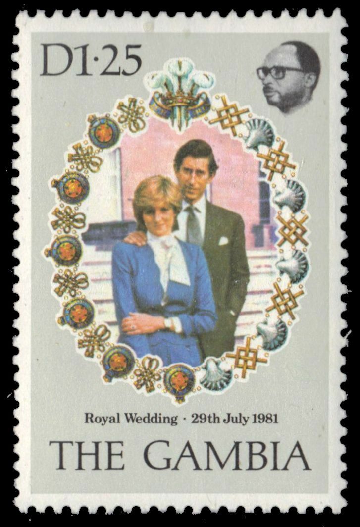 Gambia 428 - Prince Charles And Lady Diana Royal Wedding (pb11890)